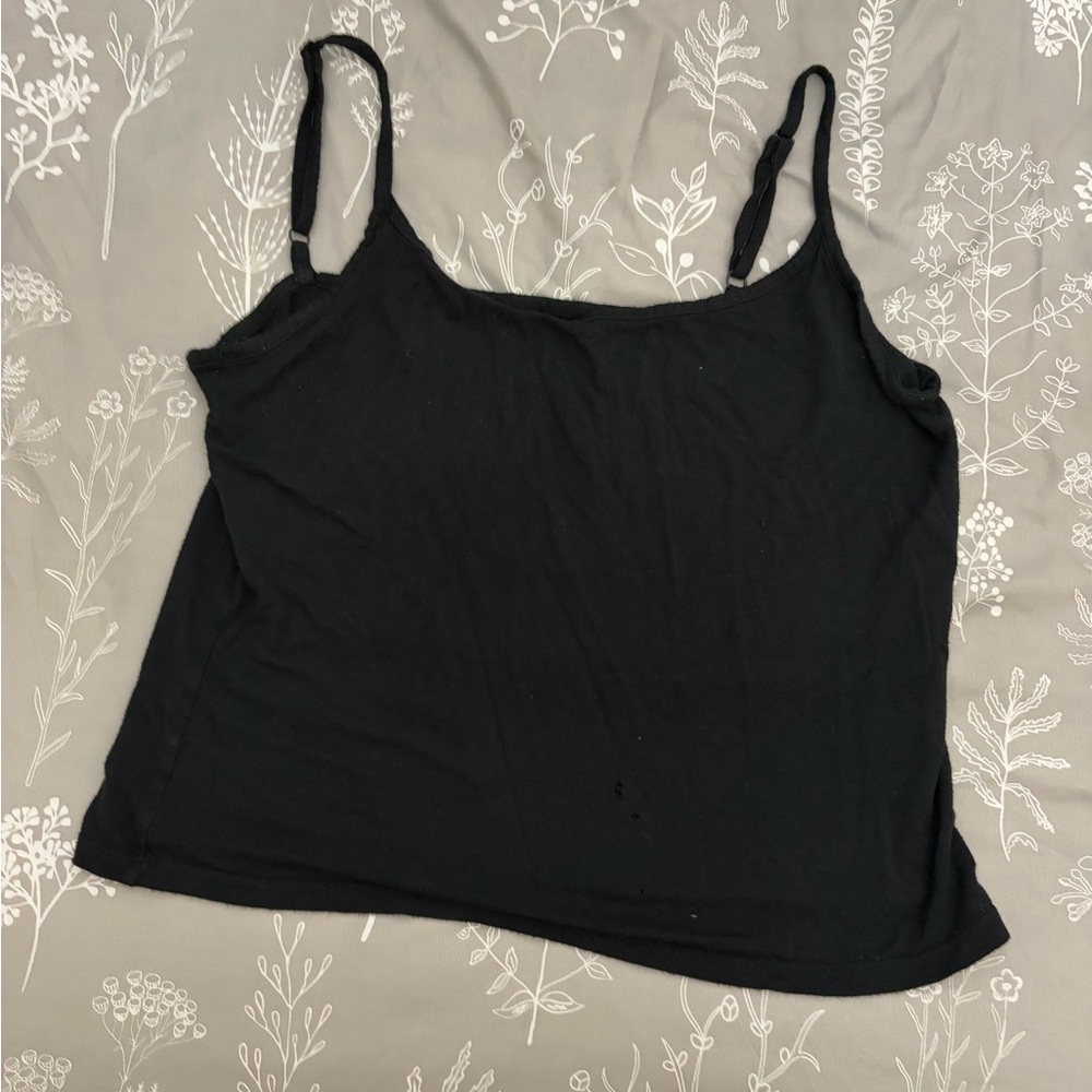 Black Women's Spaghetti Strap Tank Top